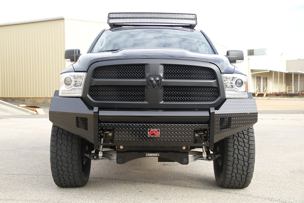 Fab Fours DR13-K2961-1 Black Steel Front Bumper for Select Ram