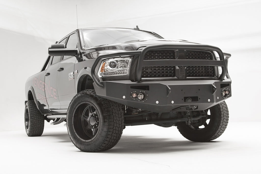 Fab Fours DR16-C4052-1 Premium Winch Front Bumper for Select Ram 2500, Ram