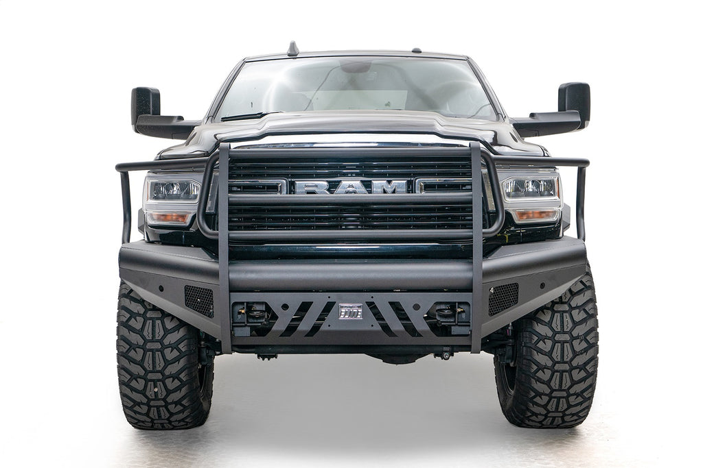 Fab Fours DR19-Q4460-1 Elite Front Bumper for Select Ram 2500, Ram 3500, Ram 4500, Ram