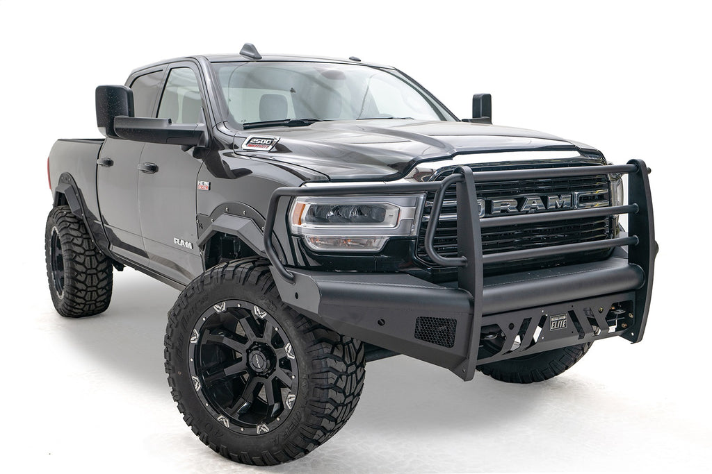 Fab Fours DR19-Q4460-1 Elite Front Bumper for Select Ram 2500, Ram 3500, Ram 4500, Ram