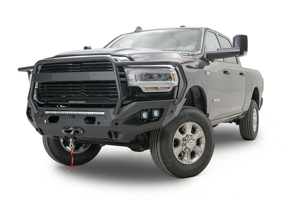 Fab Fours DR19-X4450-B Matrix Front Bumper for Select Ram 2500, Ram