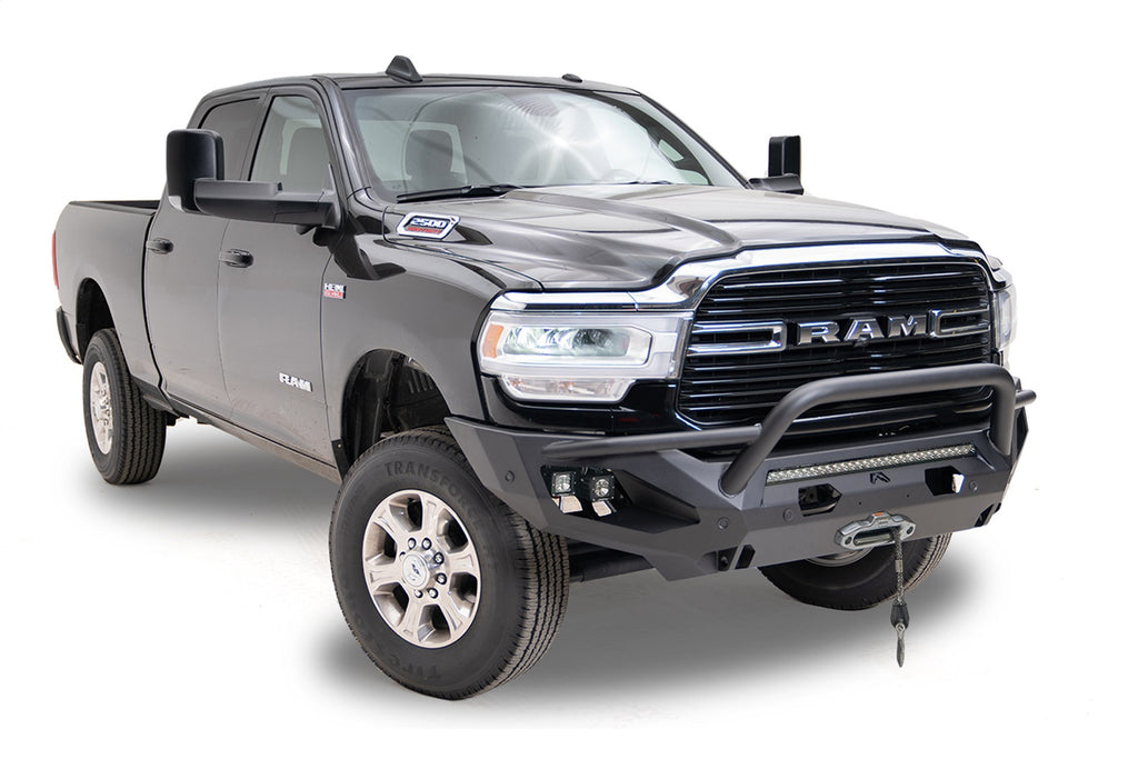 Fab Fours DR19-X4452-B Matrix Front Bumper for Select Ram 2500, Ram