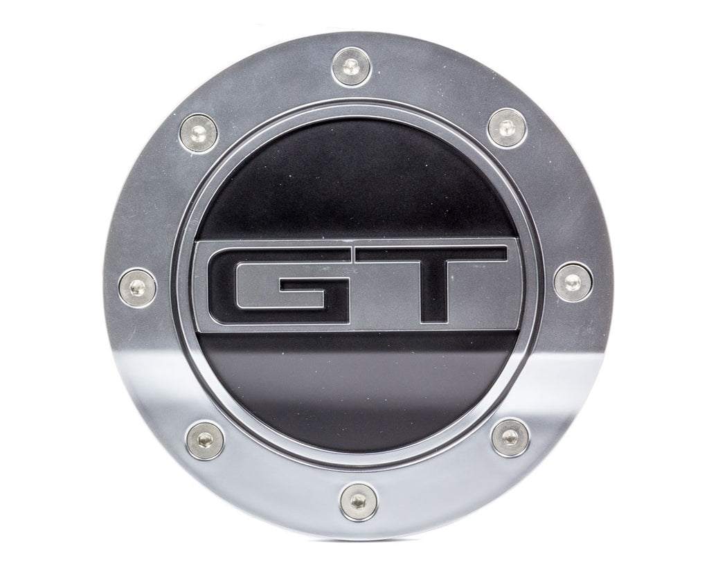 DRAKE AUTOMOTIVE GROUP FR3Z-6640526-GS Fuel Door GT Silver/Blk 15-   Mustang