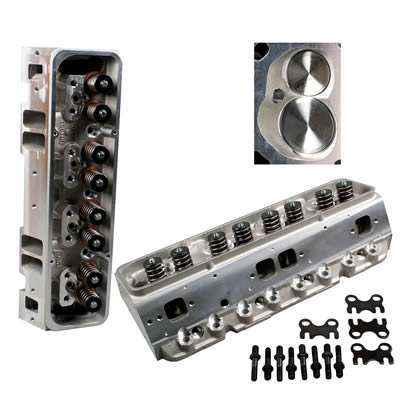 DART 11321111P Pro1 Aluminum Small Block Chevy Cylinder Heads