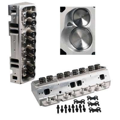 DART 11711143P Pro1 Aluminum Small Block Chevy Cylinder Heads