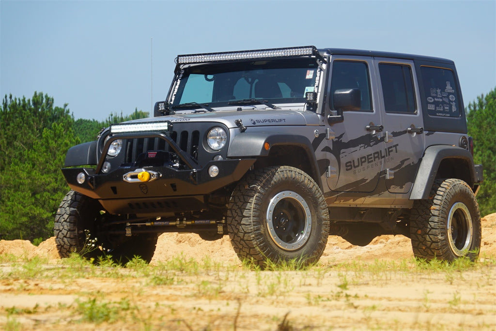 Superlift K997 4in. Lift Kit-07-18 Wrangler JK-4-door-w/Reflex Ctrl Arms/SL Shocks for Select Jeep Wrangler, Jeep Wrangler JK