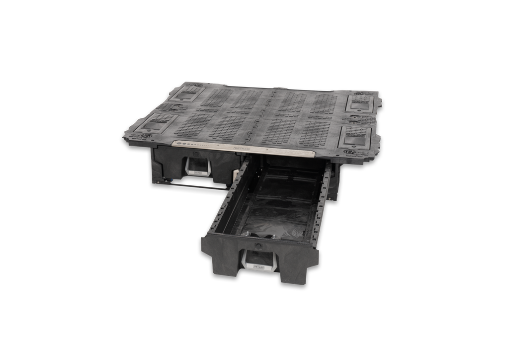 DECKED XG5 Drawer System - GM - 8' 0" bed - Payload - 2000 lbs. for Select Chevrolet Silverado 1500, Chevrolet Silverado Classic, Chevrolet Silverado HD Classic, Chevrolet Silverado 2500, Chevrolet Silverado HD, Chevrolet Silverado HD Classic, Chevrolet
