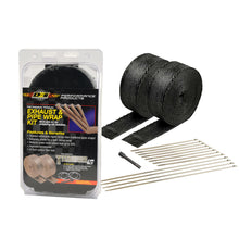 Load image into Gallery viewer, DESIGN ENGINEERING 10073 Exhaust &amp; Pipe Wrap Kit Black Titanium