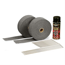 Load image into Gallery viewer, DESIGN ENGINEERING 10110 2in Exhaust Wrap Kit Blk w/Blk Silicone Coating