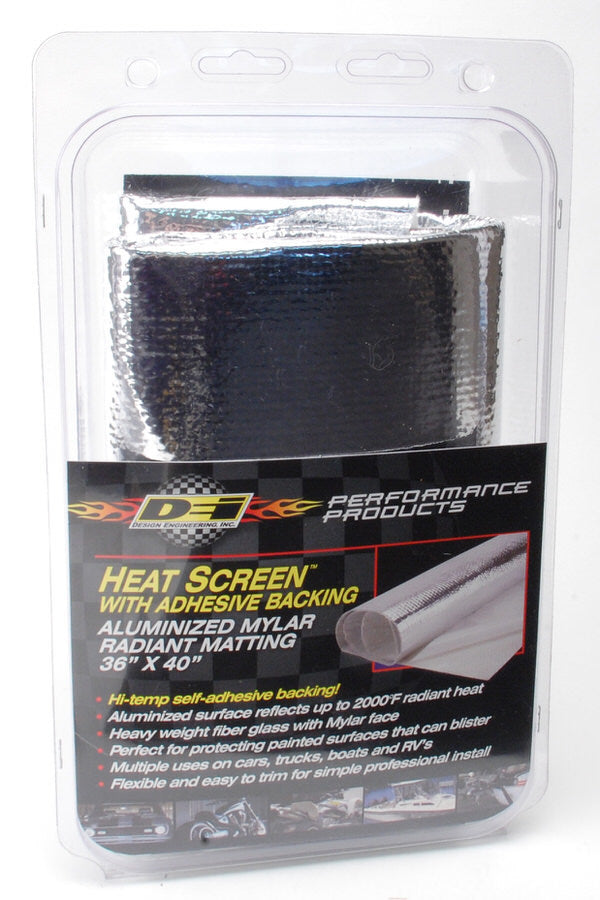 DESIGN ENGINEERING 10400 Heat Screen Radiant Mat w/Adhesive 36 x 40