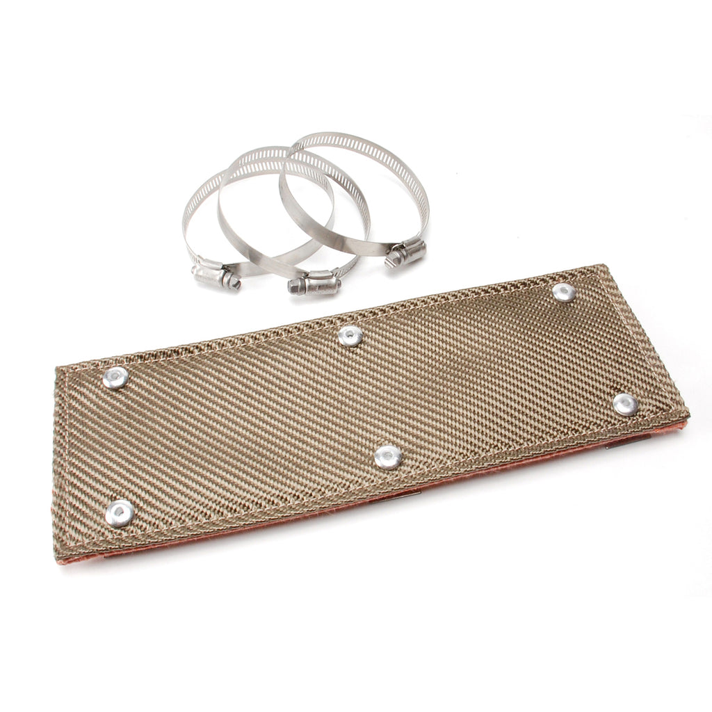DESIGN ENGINEERING 10454 Titanium Pipe Shield 4in x 1ft