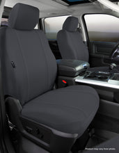 Load image into Gallery viewer, FIA DT78-35 BLACK DT70 Series - Dura-Tech Pro 100% Nylon Custom Fit Front Seat Cover - Black for Select Chevrolet Silverado 1500, Chevrolet Silverado HD, Chevrolet Silverado HD, Chevrolet Suburban, Chevrolet Tahoe, GMC Sierra 1500, GMC Sierra HD, GMC