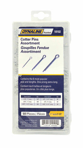 Dynaline 10102 Cotter Pin Assortment