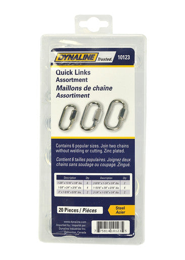 Dynaline 10123 Quick Link Assortment