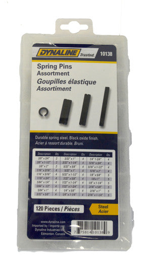 Dynaline 10138 Spring Pin Assortment