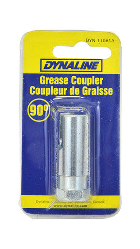 Dynaline 11081A 90 Degree Grease Coupler Fits all standard Grease Guns