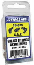 Load image into Gallery viewer, Dynaline 11135A Grease Fitting Assortment SAE 10 Pcs / 5 Items