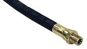 Dynaline 11141 Grease Hose 18" Pkgd 1/8" NPT ends. 4500psi SWP