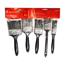 Load image into Gallery viewer, Tool Valley 51113 Paint Brush Set, 5 Pcs - Red Table