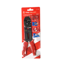 Load image into Gallery viewer, Tool Valley 51150 Crimping Tool Kit, 21 Pcs - Red Table