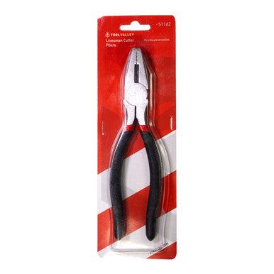 Tool Valley 51162 Linesman Cutter Pliers Tool - Red Table