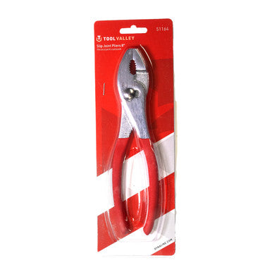 Tool Valley 51164 Slip Joint Pliers 8" - Red Table