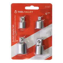 Load image into Gallery viewer, Tool Valley 51327 Socket Adapter Set, 4 Pcs - Red Table
