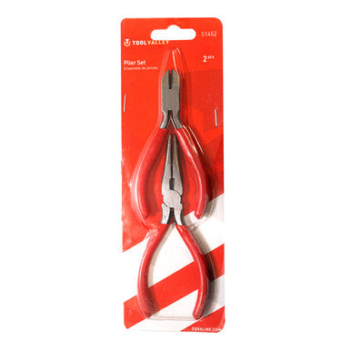 Tool Valley 51452 Plier Set, 2 Pcs - Red Table
