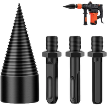 Load image into Gallery viewer, Dynaline 51484 Log Splitter Drill Bit W/ 3 Shanks