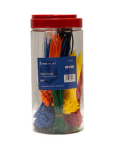 Load image into Gallery viewer, Tool Valley 51902 Cable Tie Set, 800 Pcs - Blue Table