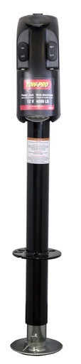 Dynaline 52700 12V Power Jack - 4,000Lbs 17"(screw)+8"(Drop Leg) Travel