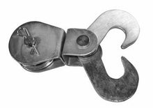 Load image into Gallery viewer, Dynaline 55872 H.D. Double Hook Pulley Block 'Deuer' Type. Swivel. 2-1/2"