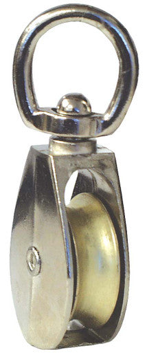 Dynaline 55916 Pulley, Single Swivel 1 Die Cast. Fits 1/4 Rope