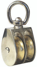 Load image into Gallery viewer, Dynaline 55925 Pulley, Double Swivel 3/4 Die Cast. Fits 3/16 Rope