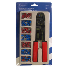 Load image into Gallery viewer, Tool Valley 56130 Crimping Tool &amp; Terminal Kit, 101 Pcs - Blue Table