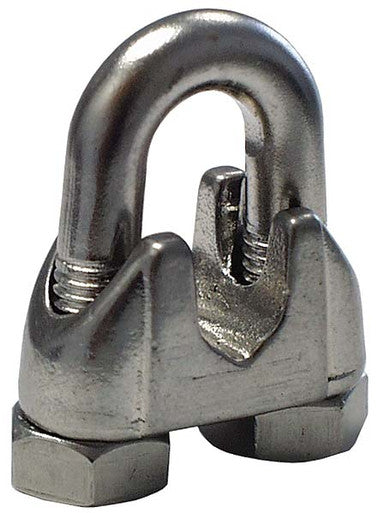 Dynaline 64021 Stainless Steel Wire Rope Clip 3/16