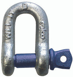 Dynaline 66020 Screw Pin Chain Shackle 1/4