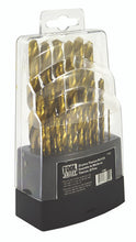 Load image into Gallery viewer, Tool Valley 77304 Titanium Drill Bit Set - 22Pcs Pro Tool - Black Table