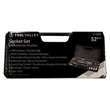 Load image into Gallery viewer, Tool Valley 77308 Socket Set - 52pc Pro Tool - Black Table
