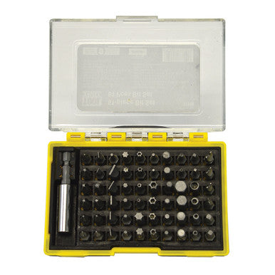 Tool Valley 77310 Screwdriver Bit Set - 61pc Pro Tool - Black Table