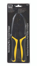 Load image into Gallery viewer, Tool Valley 77316 Ratcheting Wire Trminl Crimper Pro Tool - Black Table