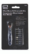 Tool Valley 77321 Offset Micro Bit Driver w/Bits Pro Tool - Black Table