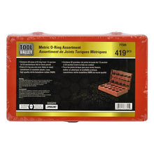 Load image into Gallery viewer, Tool Valley 77325 Metric O-Ring Assortment-419pc Pro Tool - Black Table