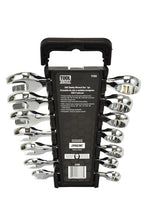 Load image into Gallery viewer, Tool Valley 77333 SAE Stubby Wrench Set - 7pc Pro Tool - Black Table