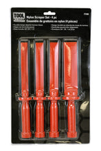 Load image into Gallery viewer, Tool Valley 77346 Nylon Scraper Set - 4 pc Pro Tool - Black Table