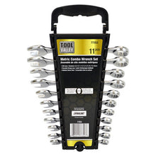 Load image into Gallery viewer, Tool Valley 77353 Metric Combo Wrench Set - 11pc Pro Tool - Black Table