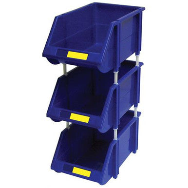 Dynaline HB3045 Plastic Bin Blue - 18-7/8" x 11-3/4" x 7" (LxWxH)