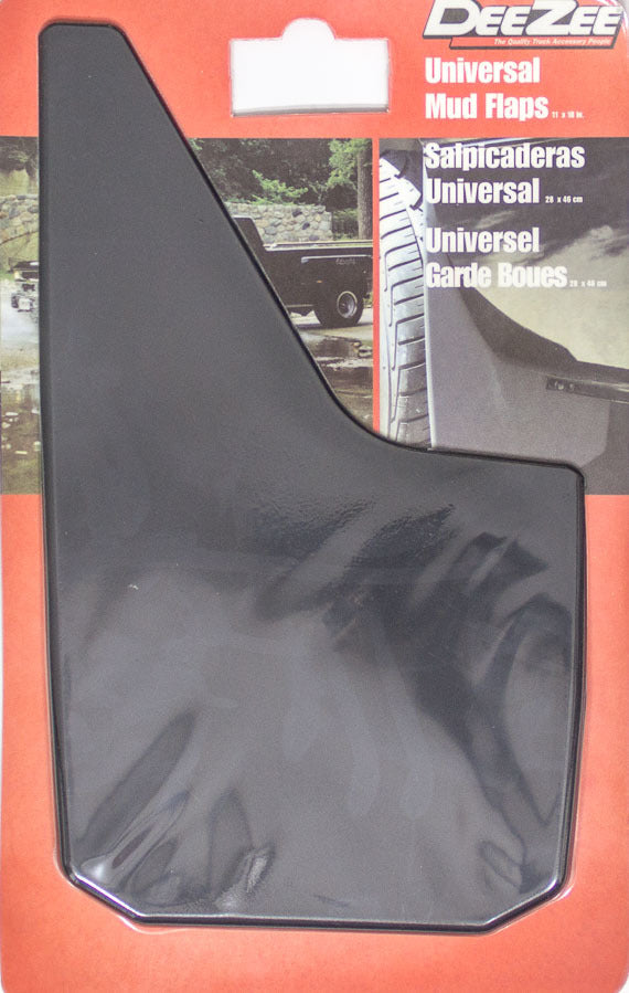 DEE ZEE 17939 Universal  Mud Flaps Black 11in x 18in