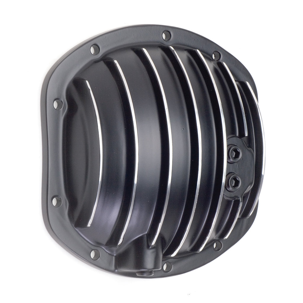 Dana-25-27-30-Style;-Aluminum-Diff.-Cover-Black-WPolished-Fins
