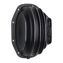 Load image into Gallery viewer, Dana-80-Style,-Black-Powder-Coated-Aluminum-Differential-Cover-W-Polished-Fins